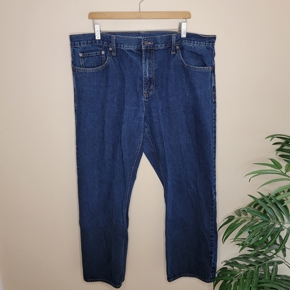 Old Navy | Straight Leg Dark Wash Jeans - Picture 1 of 5